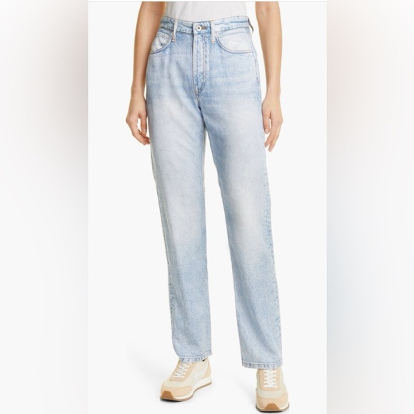 rag & bone Alex Liquid Leg Tromp L’oeil Pants in Color Luna Size 28 ($295) - Picture 1 of 14